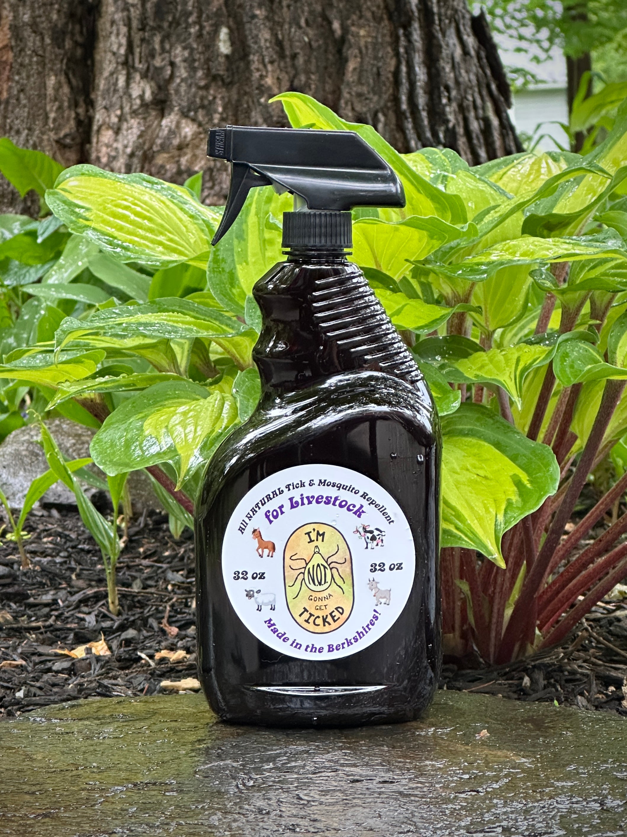 tick spray garden All Natural Tick and Mosquito Repellent, Livestock Spray – I'm N.O.T. Gonna Get Ticked